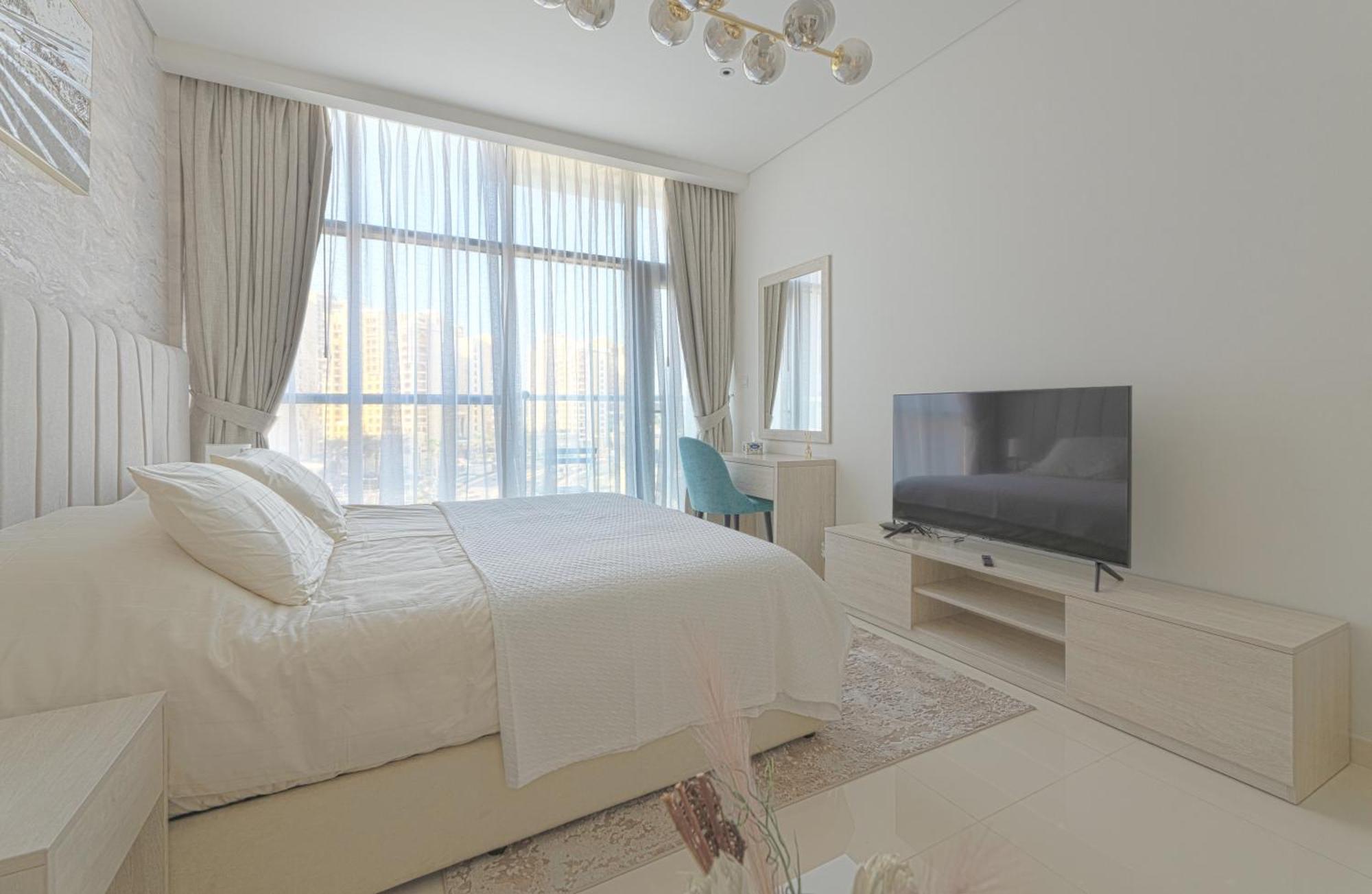 Luxury Studio, Seven Palm Residence-Palm Jumeirah Dubai Exteriör bild